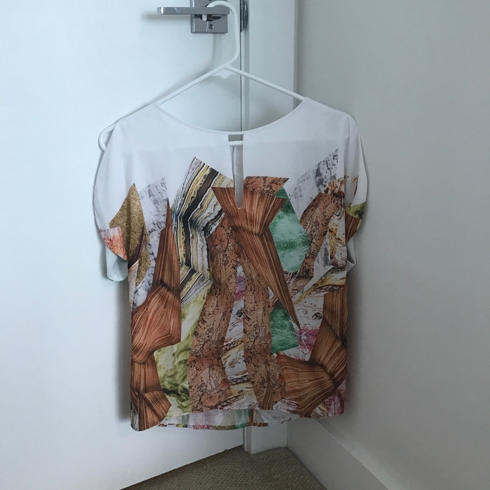 Clover canyon printed blouse